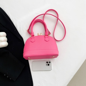 Ženska torba u korejskom stilu s dizajnom školjke, PU koža, za rame ili crossbody, svakodnevna moda