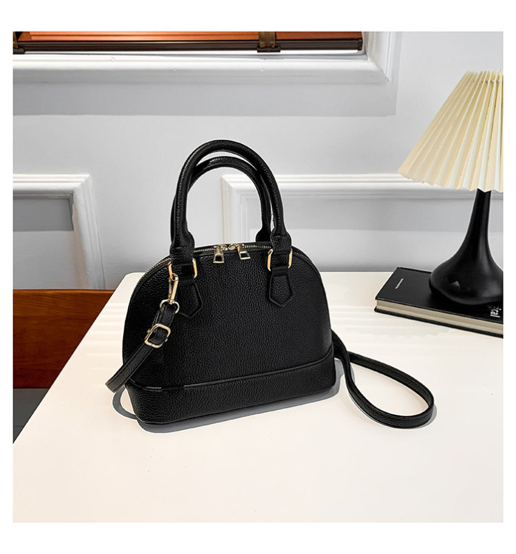 Ženska torba u korejskom stilu s dizajnom školjke, PU koža, za rame ili crossbody, svakodnevna moda