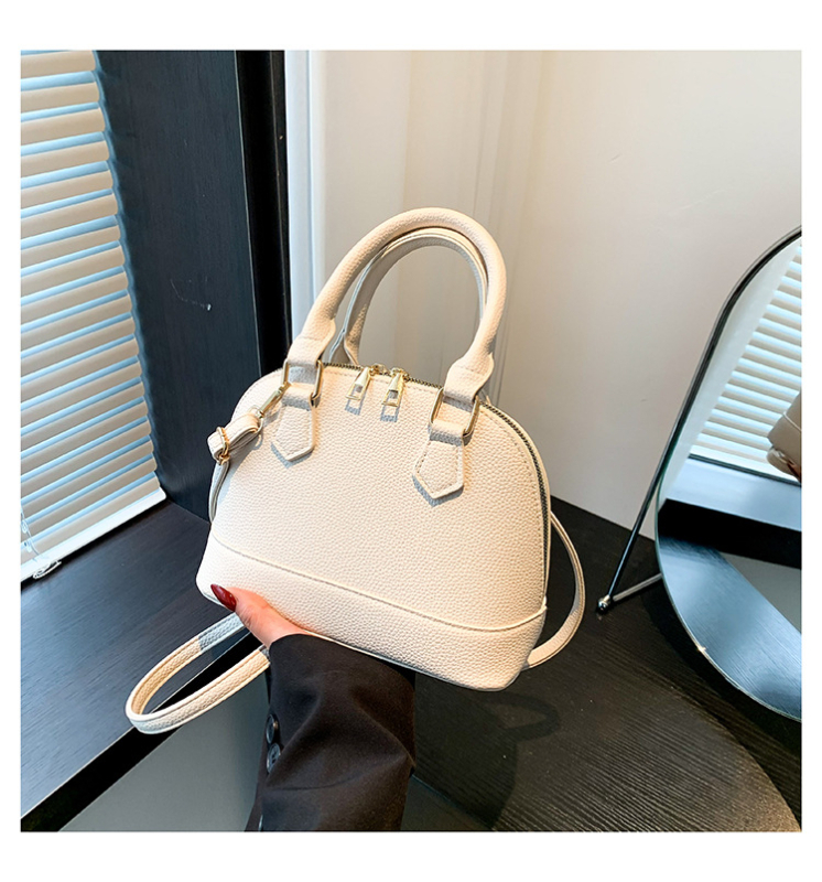 Ženska torba u korejskom stilu s dizajnom školjke, PU koža, za rame ili crossbody, svakodnevna moda