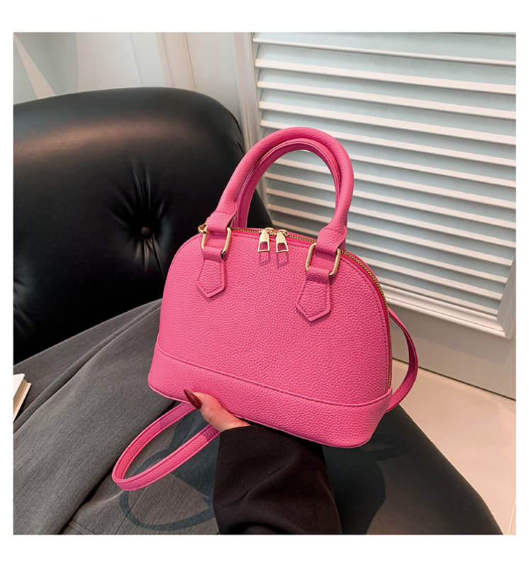 Ženska torba u korejskom stilu s dizajnom školjke, PU koža, za rame ili crossbody, svakodnevna moda