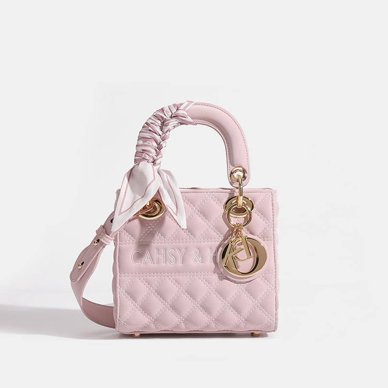 Ženska torba od prave kože s dijamantnim šavom u stilu Diane, 2025 novi model, poklon za rođendan najboljoj prijateljici i djevojici, crossbody torba