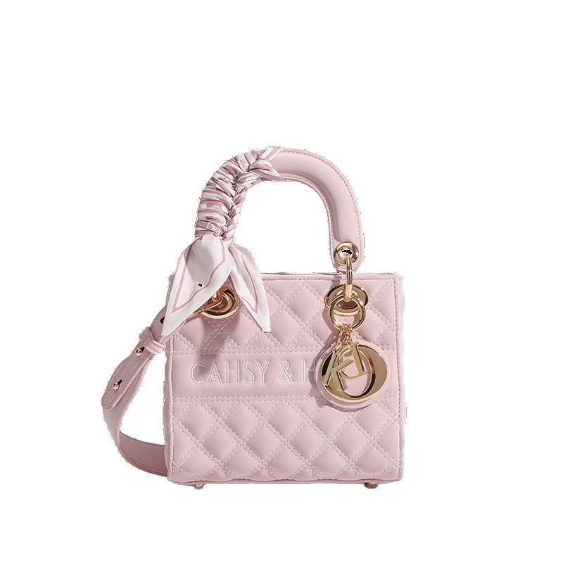 Ženska torba od prave kože s dijamantnim šavom u stilu Diane, 2025 novi model, poklon za rođendan najboljoj prijateljici i djevojici, crossbody torba