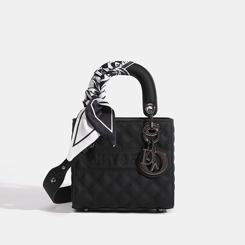 Ženska torba od prave kože s dijamantnim šavom u stilu Diane, 2025 novi model, poklon za rođendan najboljoj prijateljici i djevojici, crossbody torba