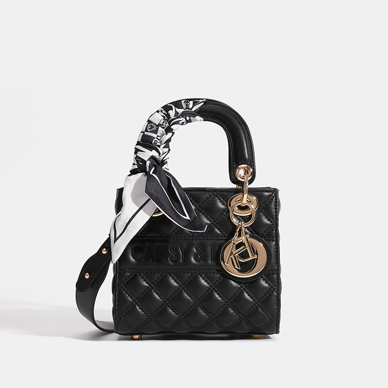 Ženska torba od prave kože s dijamantnim šavom u stilu Diane, 2025 novi model, poklon za rođendan najboljoj prijateljici i djevojici, crossbody torba