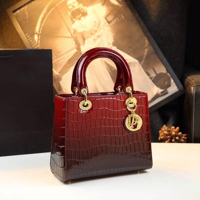 Ženska torba s uzorkom krokodila, 2023 novi stil Daffy Bag, PU koža, crossbody torba, luksuzna marka