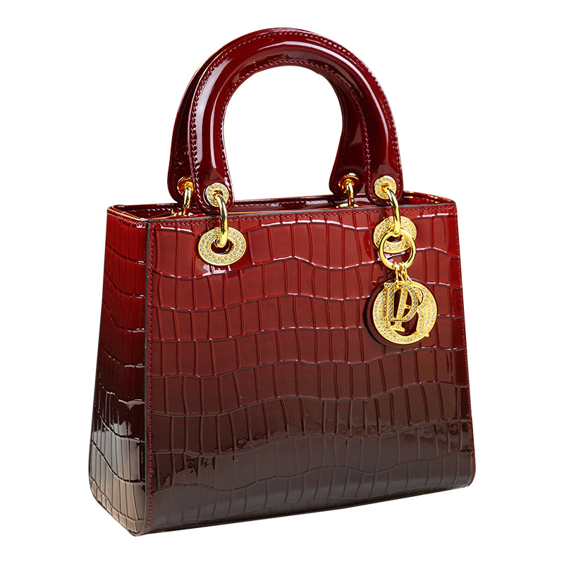 Ženska torba s uzorkom krokodila, 2023 novi stil Daffy Bag, PU koža, crossbody torba, luksuzna marka