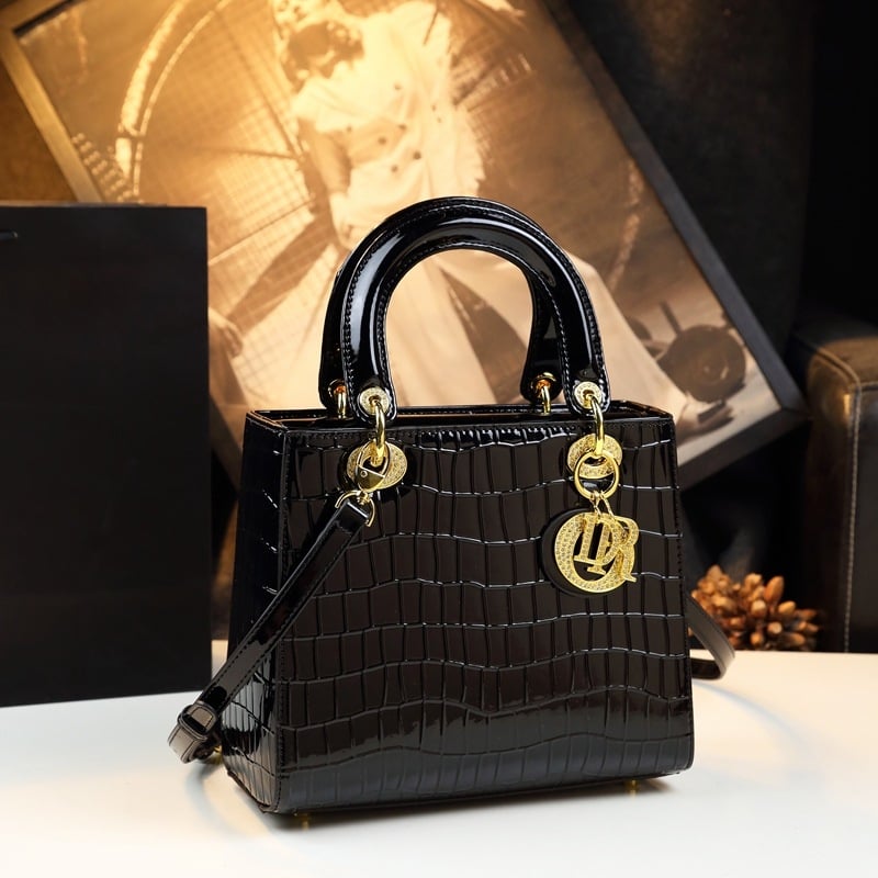 Ženska torba s uzorkom krokodila, 2023 novi stil Daffy Bag, PU koža, crossbody torba, luksuzna marka