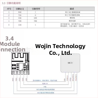 AC6328A Bluetooth modul, nízka spotreba BLE, dvojmódový transparentný prenos, Master-Slave integrovaný, nízke náklady