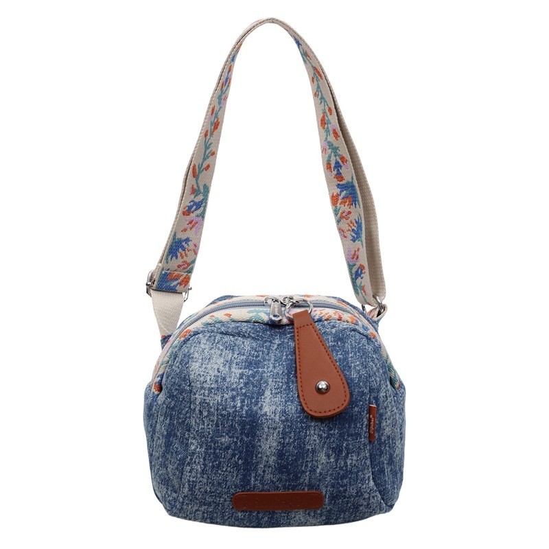 Ženska crossbody torba od denima s oblikom školjke, 2026 novi model, velika kapaciteta, za svakodnevnu uporabu