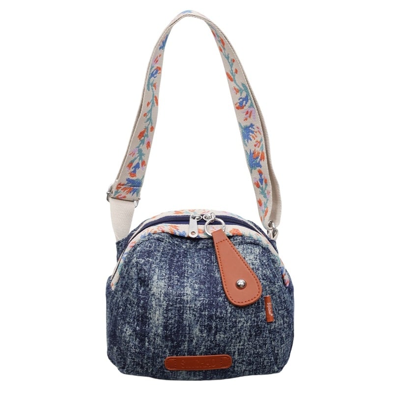 Ženska crossbody torba od denima s oblikom školjke, 2026 novi model, velika kapaciteta, za svakodnevnu uporabu