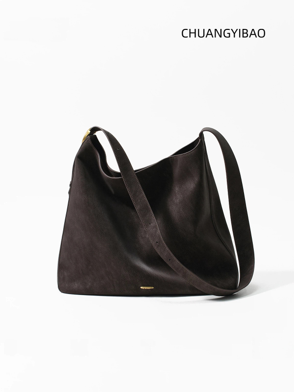 Ženska bucket torba velike kapacitete, lagani luksuz, za rame ili crossbody
