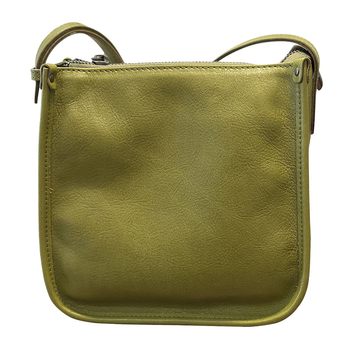 Kožna torba tipavedro, mala veličina, proljeće-ljeto 2025, nišni dizajn, jednostavan retro stil, crossbody s jednom naramenicom, zatvaranje zipom, pamuk podstava, horizontalni kvadratni oblik, unutarnji zip džep i ID džep, mekana konstrukcija, bez marke