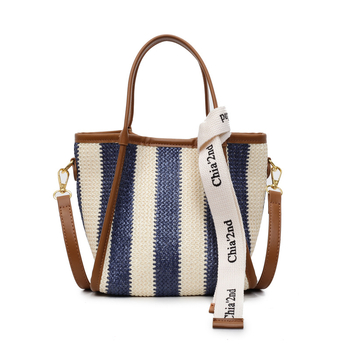 Torba bucket s prugama, u stilu Ins, pletena Mori Girl, velika zapremina, crossbody torba s jednom naramenicom, blok boja