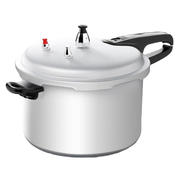 Oală sub presiune din aluminiu, stil retro, capacitate mare, Ø24 cm, potrivită pentru plită cu gaz, pentru 3-4 persoane