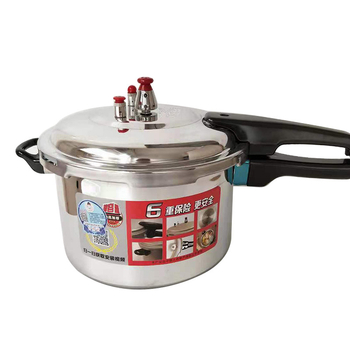 Jiaerle oală sub presiune din aliaj de aluminiu, corp întărit, pentru uz casnic și comercial, compatibil cu plite cu gaz și plite cu inducție, capacitate mare 18–28 cm