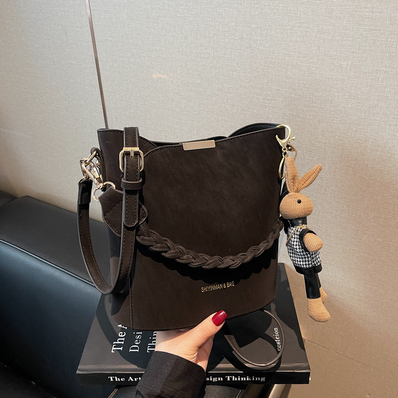 Ženska retro gradska torba za svakodnevnu upotrebu, 2026 novi model, višenamjenska crossbody torba preko jednog ramena, tip bucket