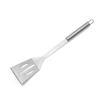Set de ustensile pentru grătar din oțel inox cu mâner tubular mic, clemă, spatulă și furculiță, pentru exterior, 20 de piese într-o geantă din material Oxford