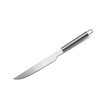 Set de ustensile pentru grătar din oțel inox cu mâner tubular mic, clemă, spatulă și furculiță, pentru exterior, 20 de piese într-o geantă din material Oxford