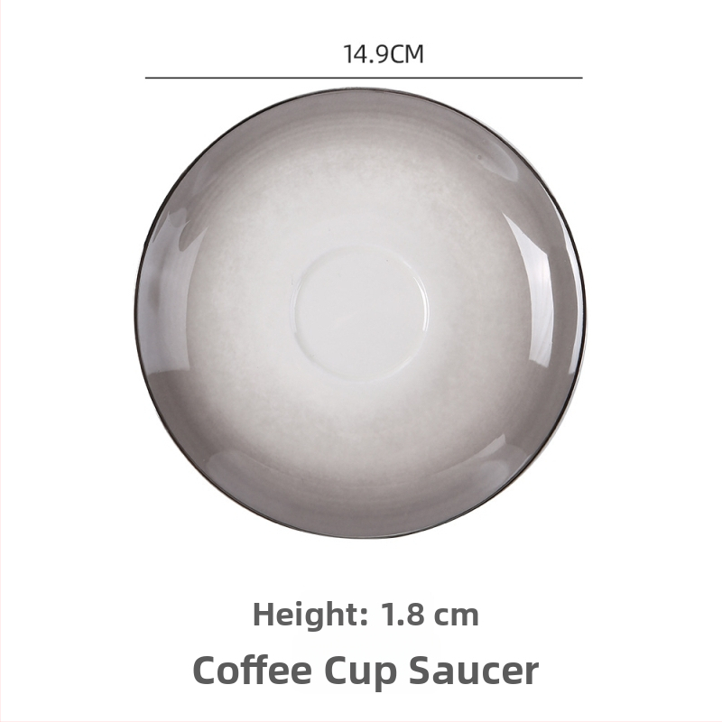 26-ročný nový model súpravy misiek a tanierov z kostného porcelánu, keramické riady so glazúrou, moderný minimalistický štýl