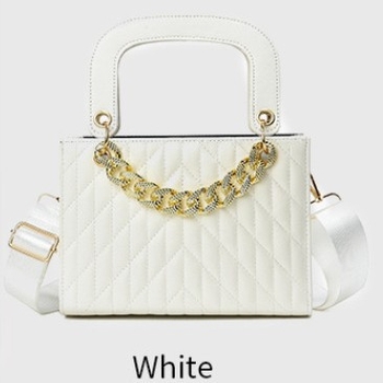 Ženska torbica s lančićem u stilu Diany, mini kvadratna crossbody torba za svakodnevno nošenje, ručka ili naramenica, lagani luksuz.
