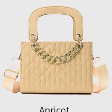 Ženska torbica s lančićem u stilu Diany, mini kvadratna crossbody torba za svakodnevno nošenje, ručka ili naramenica, lagani luksuz.