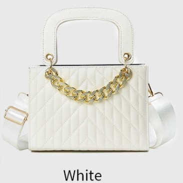 Ženska torbica s lančićem u stilu Diany, mini kvadratna crossbody torba za svakodnevno nošenje, ručka ili naramenica, lagani luksuz.