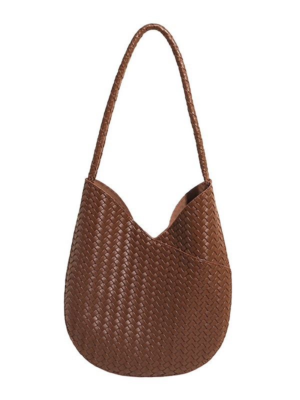 Ženska torba preko ramena, velika kapaciteta, pletena, retro minimalistički dizajn, jedinstven stil
