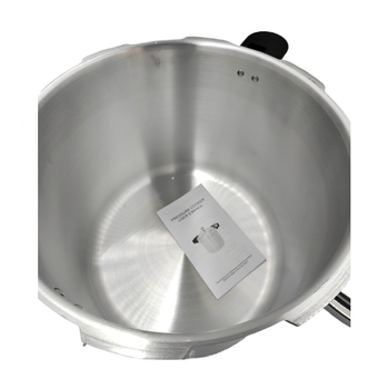 Oală sub presiune din aluminiu, stil european, lustruită, capacitate mare, 32 cm, mâner dublu, cu manometru, pentru uz casnic și comercial