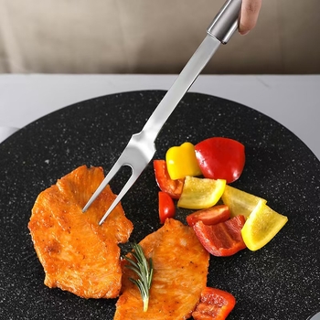 Furculă din oțel inoxidabil pentru grătar – tacâmuri pentru grătar, furculiță pentru carne, friptură și pui