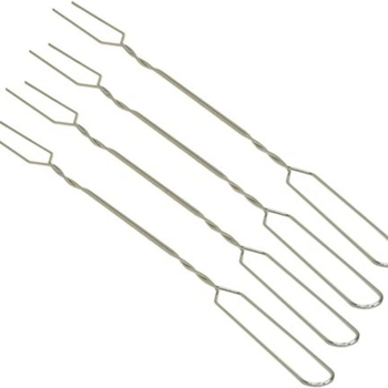 Kit de rumenire pentru pui: furculiță de grătar, tavă de rumenire pentru pui, grilaj pentru pui, găleată cu cărbune