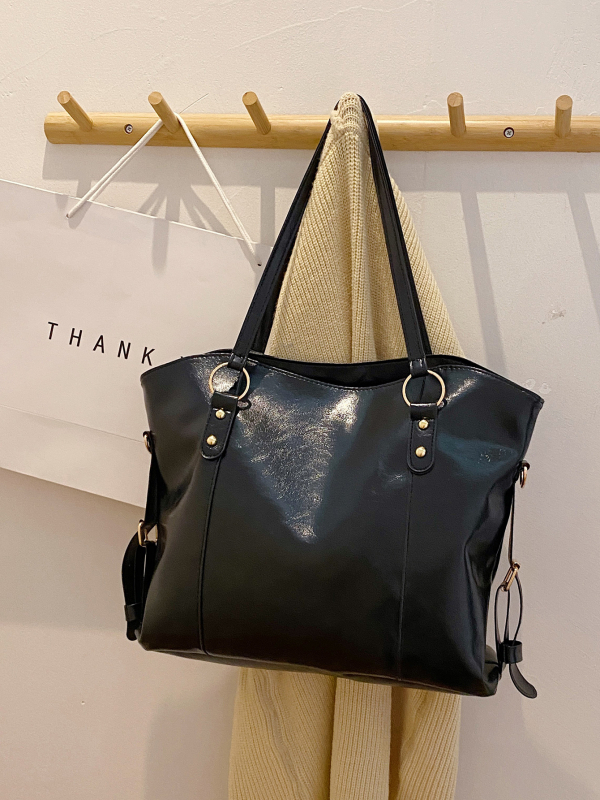 Ženska PU torbica, velika kapaciteta, moderna i svestrana, za rame ili crossbody