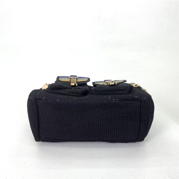 Elegantna ženska torbica preko ramena s kristalnim ukrasom, višestruki džepovi, luksuzna i lagana crossbody torba.