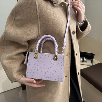 Ženska torbica s uzorkom nojevog perja, u Dianinom stilu, 2025 novi model, torba za rame i crossbody sa zatvaranjem na zip
