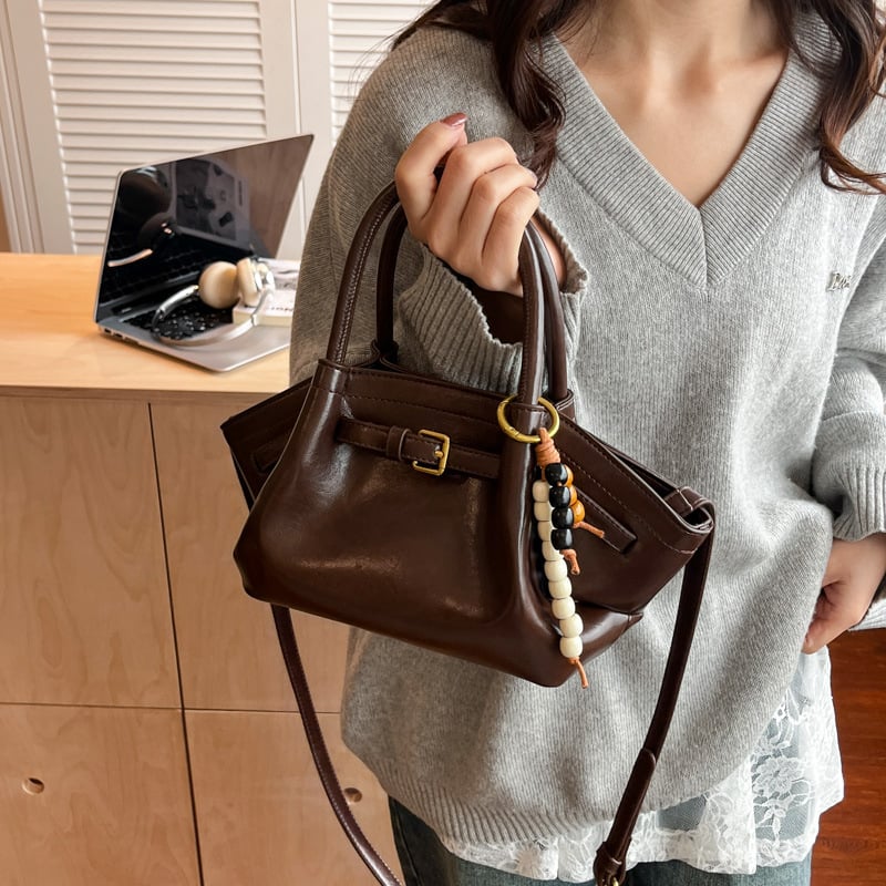Ženska torbica s krilnim dizajnom, PU koža, retro stil, za svakodnevnu upotrebu, ručno nošenje, preko ramena ili crossbody