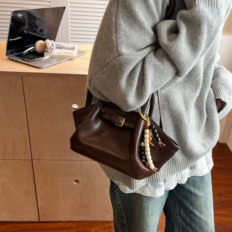 Ženska torbica s krilnim dizajnom, PU koža, retro stil, za svakodnevnu upotrebu, ručno nošenje, preko ramena ili crossbody