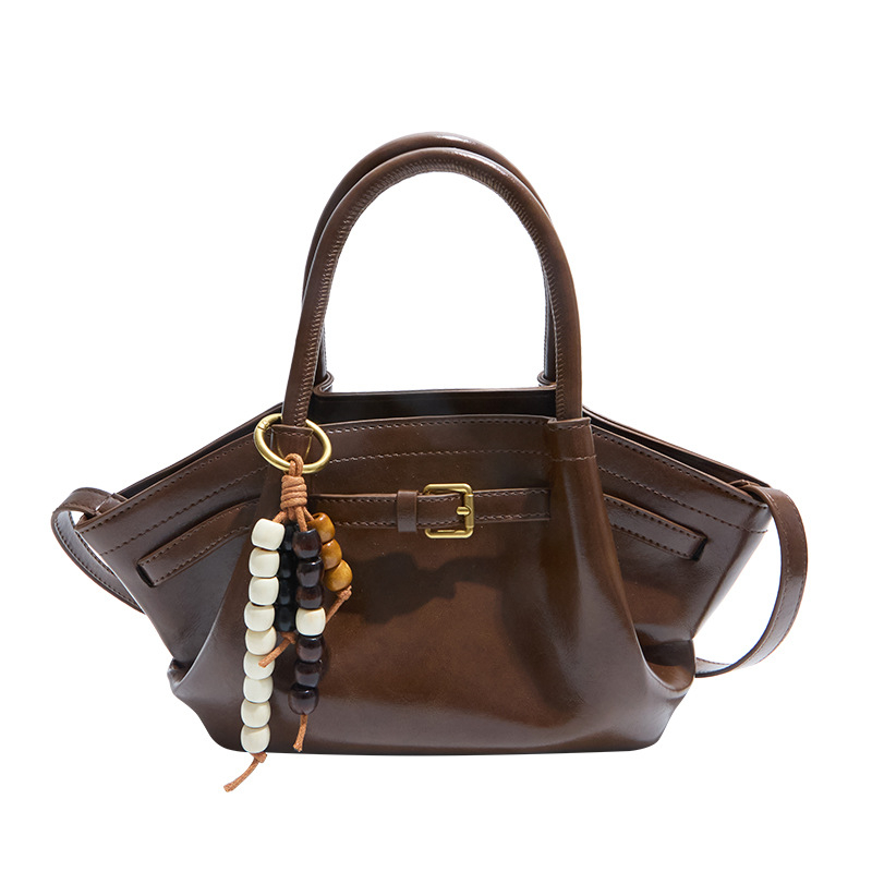 Ženska torbica s krilnim dizajnom, PU koža, retro stil, za svakodnevnu upotrebu, ručno nošenje, preko ramena ili crossbody