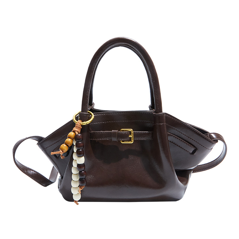 Ženska torbica s krilnim dizajnom, PU koža, retro stil, za svakodnevnu upotrebu, ručno nošenje, preko ramena ili crossbody