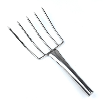 Oțel inoxidabil, furculiță mare pentru orez cu cinci dinți și spatulă cu cinci gheare pentru bucătării, cantine și restaurante