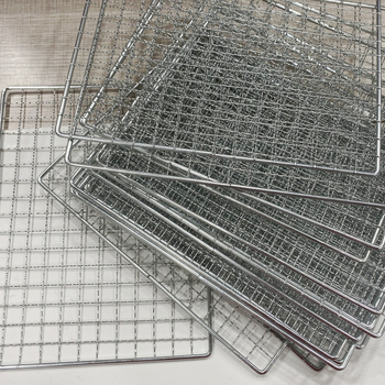 Plasă galvanizată pentru grătar, exterior – plasă dreptunghiulară din sârmă pentru frigărui