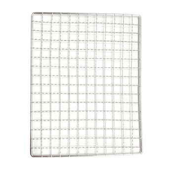 Plasă galvanizată pentru grătar, exterior – plasă dreptunghiulară din sârmă pentru frigărui