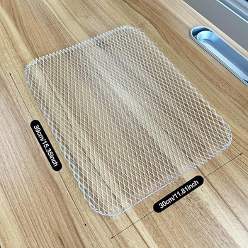 Plasă din aluminiu antiaderent pentru grătar exterior, covoraș de copt de unică folosință, previne scurgerile, covoraș pentru cuptor, rezistent la temperaturi înalte