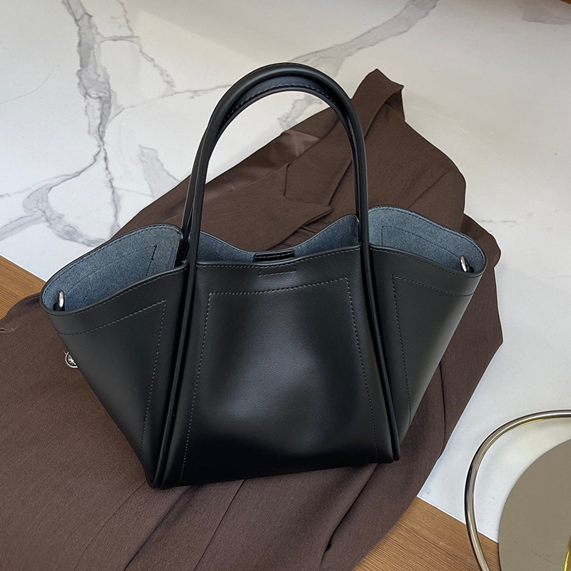 Ženska torba od prave kože s dizajnom krila, kolekcija 2025, velika kapaciteta, za rameno ili crossbody, za svakodnevnu uporabu