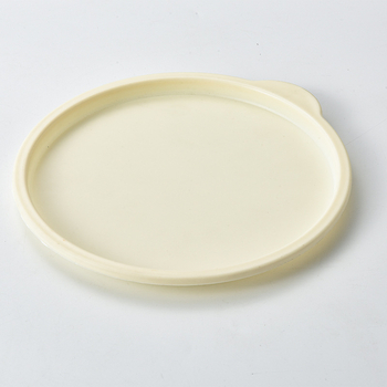  capac circular pentru cutie de prânz, etanș la scurgeri, protecție împotriva prafului, menține prospețimea, capac din plastic auto-etanșant compatibil cu microunde