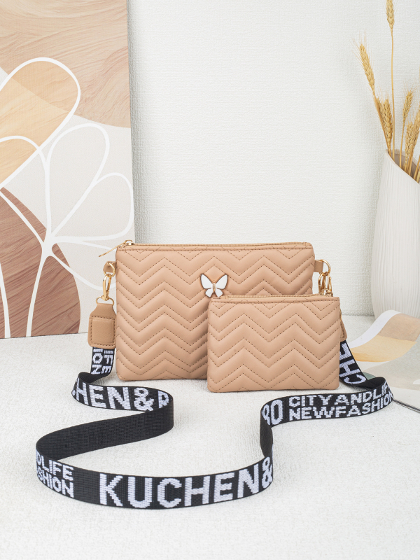 Ženska crossbody torba s izvezenim uzorkom, velika kapaciteta, novi model 2025, torba na zip, ramenska torba, torba za dokumente