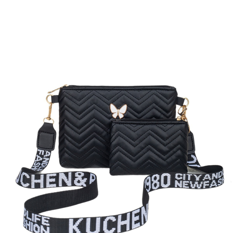 Ženska crossbody torba s izvezenim uzorkom, velika kapaciteta, novi model 2025, torba na zip, ramenska torba, torba za dokumente