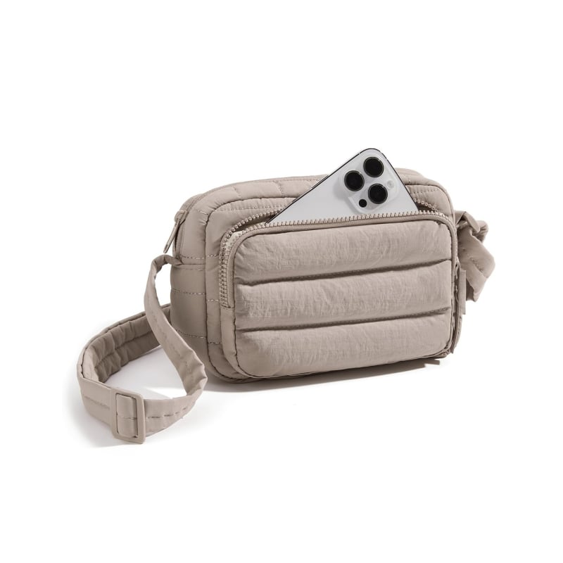 Ženska quiltirana crossbody torba, kompaktni kvadratni oblik, moderni ramenski torba, novčanik i pretinac za telefon za putovanja