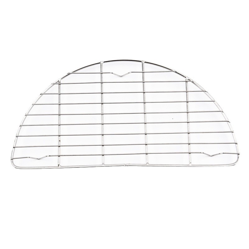 Raft rotund din oțel inoxidabil, multifuncțional pentru grătar, abur, coacere și răcire – pentru pâine și prăjituri