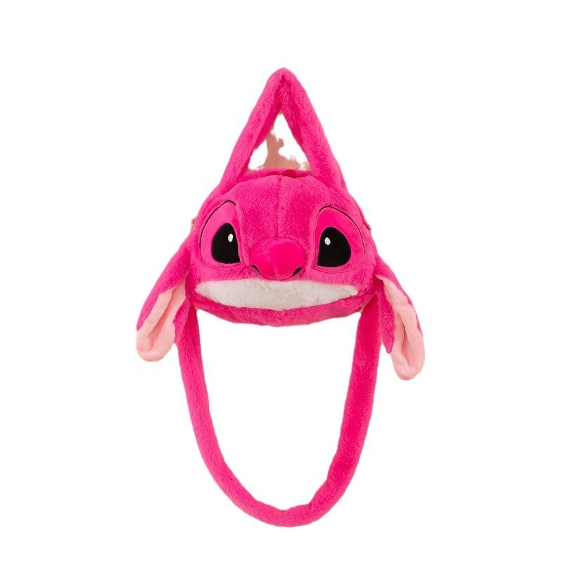 Nova Stitch pliš Crossbody torba, japanskog stila, mekani slatki crtani dizajn, srednja veličina, za svakodnevnu upotrebu
