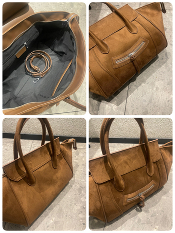 Modna ženska torba za jesen-zimu 2025, premium velur, torba s kapom i dizajnom krila, crossbody torba preko ramena