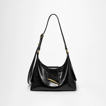 Comparable Beans Crna ženska torbica tipa kanta s jednim remenom, crossbody luksuzni tote 2025